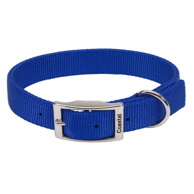 Coastal Pet Blue Double-ply Dog Collar - 1" X 26"