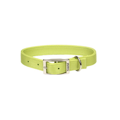 Coastal Pet Lime Double-ply Dog Collar - 1" X 22"