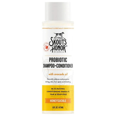 Skout's Honor Honeysuckle Probiotic Shampoo + Conditioner - 16 Oz