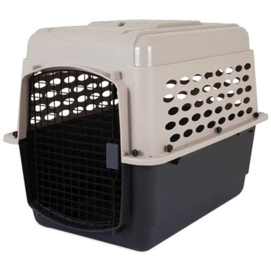 Petmate Fashion Vari Kennel - Taupe/black