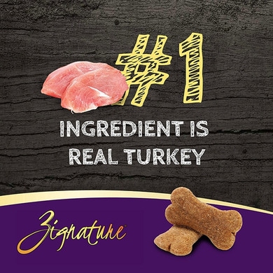 Zignature Turkey Formula Biscuit Treats for Dogs - 12 oz
