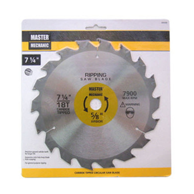 Master Mechanic Carbide Ripping Saw Blade - 7-1/4"