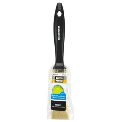 Master Painter Good Flat Beavertail Paint Brush - 1"