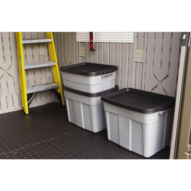 Rubbermaid Roughneck Tote - 18 gal - Dark Gray
