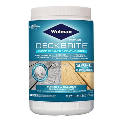 Wolman Deckbrite Wood Cleaner & Coating Prep - 3 lb