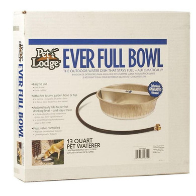 Pet Lodge Galvanized Ever Full Pet Bowl - 13 Qt