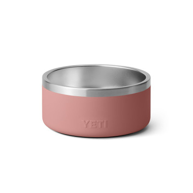 Yeti Boomer Stainless Steel 4 Dog Bowl - Sandstone Pink