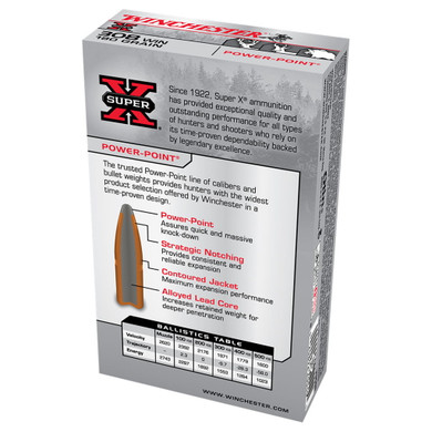 Super X 308 20 Round Winchester Ammo - 180gr