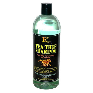 E3 Tea Tree Concentrated Shampoo For Horses - 32 Oz