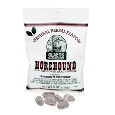 Claeys Horehound Old Fashioned Hard Candy - 6 oz