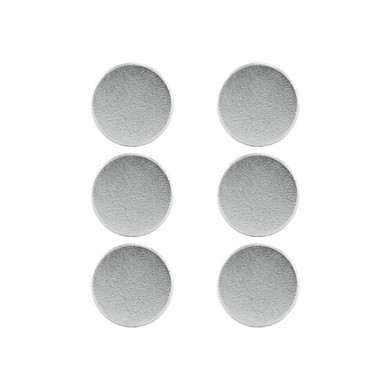 Master Magnetics Silver Neodymium Disc Magnet - 6 pk