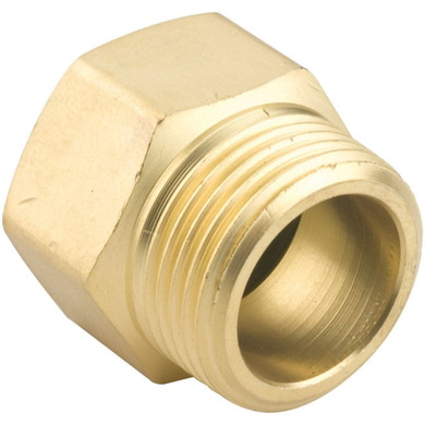 Gilmour Brass Male Hose Connector - 3/4" Npt-m X 3/4" Nh-f