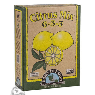 Down To Earth Citrus Mix 6-3-3 Fertilizer - 5 Lb