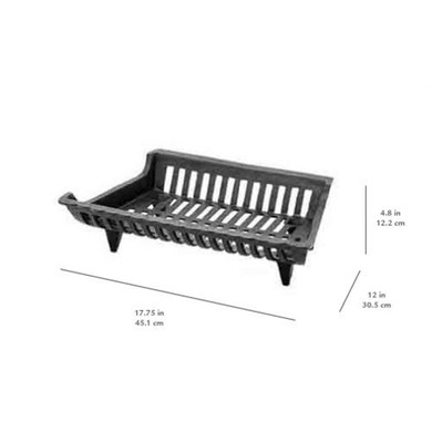 Pleasant Hearth Cast-iron Fireplace Grate - 18"