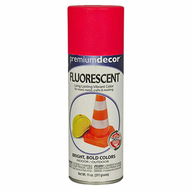 Easy Care Premium Decor Fluorescent Spray Paint - Hot Red