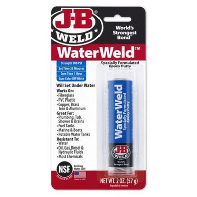 J-b Weld Waterweld Specially Formulated Epoxy Putty - 2 Oz