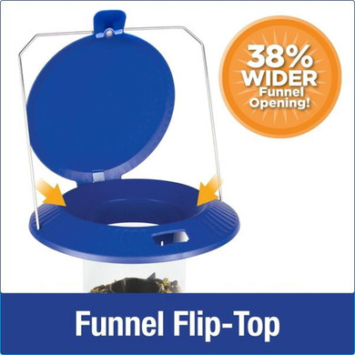Nature's Way Wide Funnel Flip-top Tube Feeder
