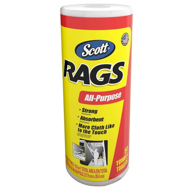 Scott White Rags Paper Towel - 55 Ct