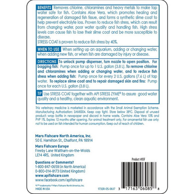 API Stress Coat Aquarium Water Conditioner with Pump - 16 oz