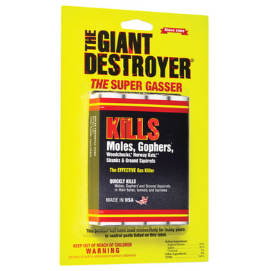 The Giant Destroyer Smoke Bomb/gasser - 4 Pk