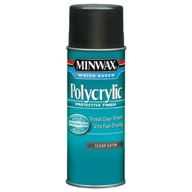 Minwax Water Based Polycrylic Protective Finish - Clear Satin