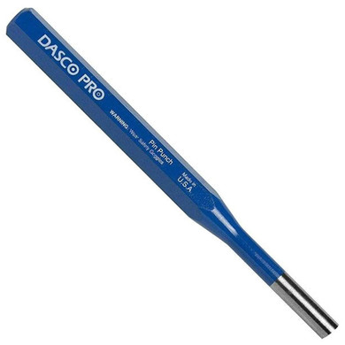 Dasco Pro High Carbon Steel Pin Punch - 5/32" x 5-1/2"