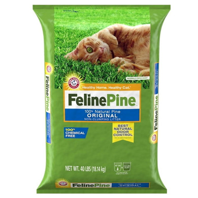 Feline Pine Non-clumping Cat Litter - 40 lb