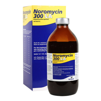 Norbrook Noromycin 300 La Oxytetracycline Injection - 500ml