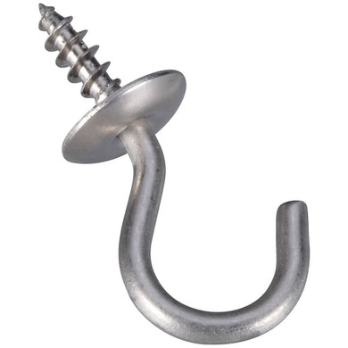 National Hardware Stainless Steel Cup Hook - 1-1/2"