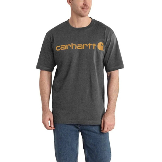 CARHARTT WIP｜SHORT-SLEEVED ROUND NECK T-SHIRTS (S/S Loc Carhartt WIP Short Sleeve Bowl Shirt | Saguaro / Black