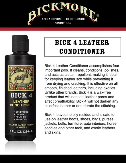 Bickmore Bick 4 Leather Conditioner - 8 oz