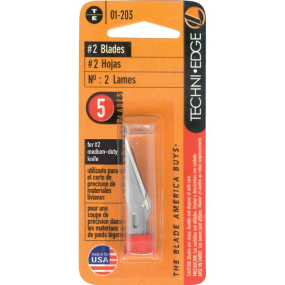 Techni Edge Heavy Duty #2 Hobby Blade - 5 Pk