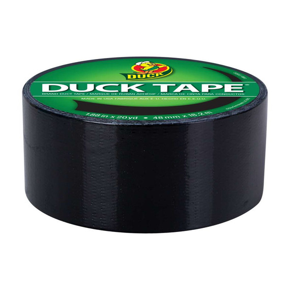Duck Brand Black Color Duct Tape - 1-7/8" X 20 Yd