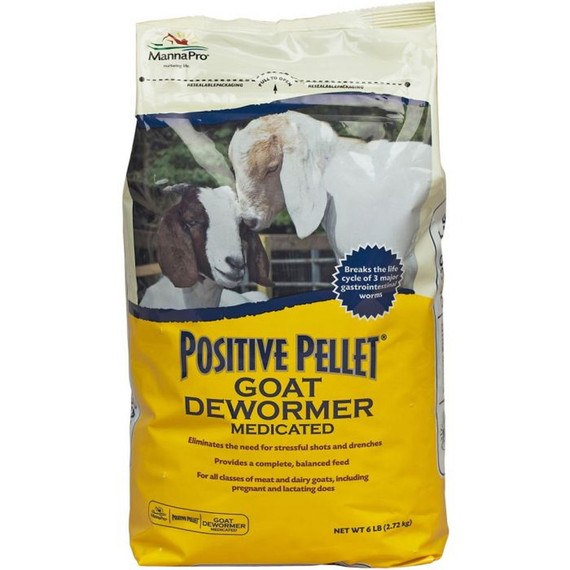 Manna Pro Positive Pellet Goat Dewormer - 6 lb