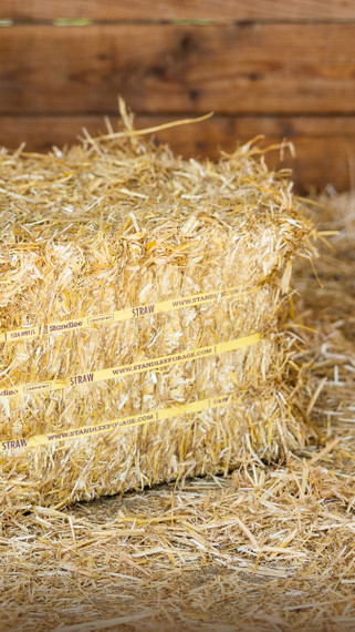 Standlee Premium Products Certified Chopped Straw Animal Bedding, 25 lb