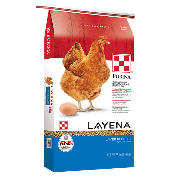 Purina Layena Poultry Feed Pellet - 25 Lb