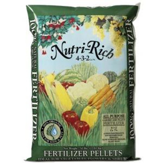 Stutzman Nutri-rich 4-3-2 Fertilizer Pellets - 50 lb