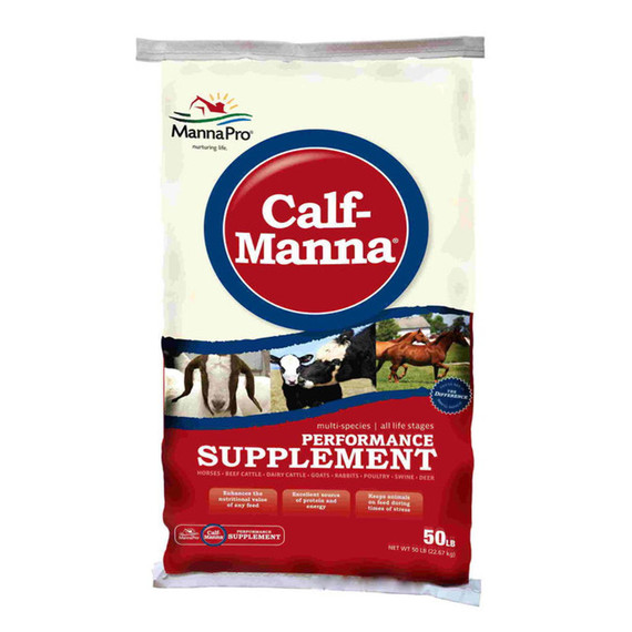 Manna Pro Calf-manna Supplement For Multi-species - 50 Lb