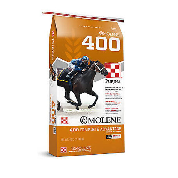 Purina Omolene #400 RT Complete Advantage Horse Feed - 40 lb