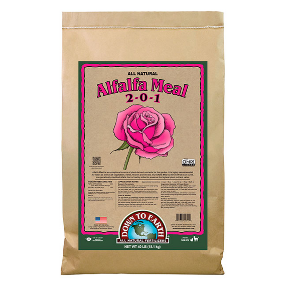 Down To Earth Alfalfa Meal 2-0-1 Fertilizer - 25 lb