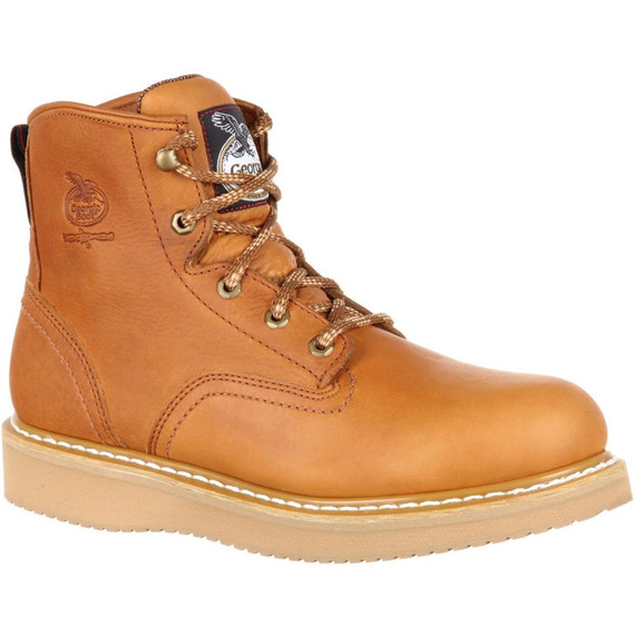 Georgia Boot Men's Wedge Work Boots - Barracuda Gold