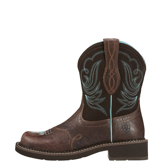 Ariat Women's Fatbaby Heritage Dapper Western Boots - Royal Chocolate