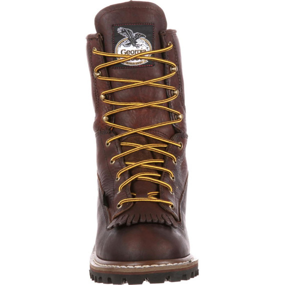 Georgia Boot Men's Waterproof Logger Boots - Chocolate