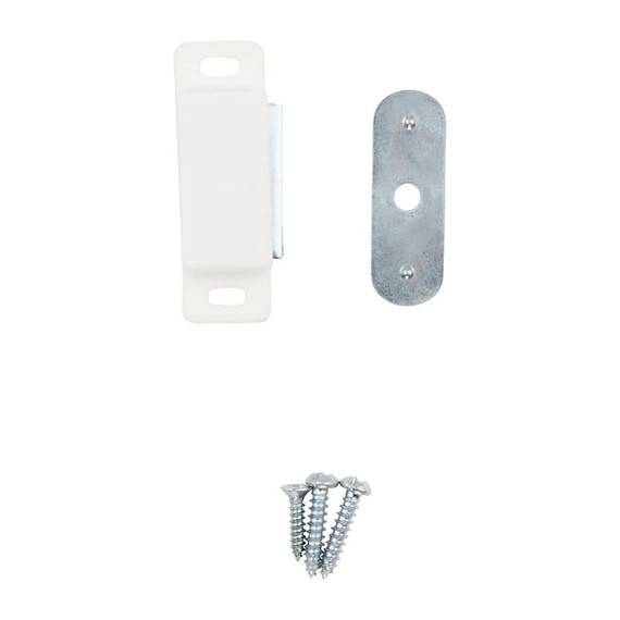 National Hardware Aluminum Case Magnecatch - White