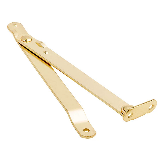 National Hardware Left Handed Steel Folding Support - Brass - 9-3/4"