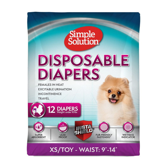 Simple Solution Disposable Female Dog Diaper