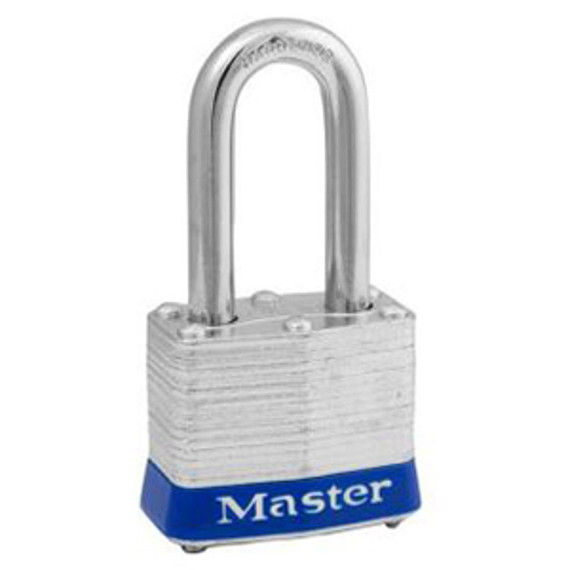 Master Lock Universal Pin Laminated Padlock with Shackle - Silver