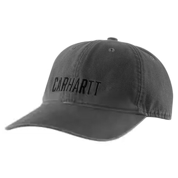 Carhartt Men's Canvas Block Logo Graphic Cap