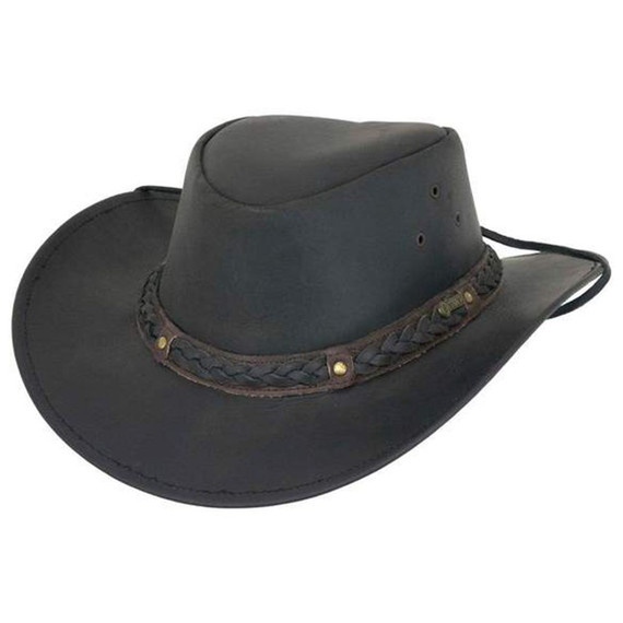 Outback Tough Wagga Wagga Leather Cowboy Hat