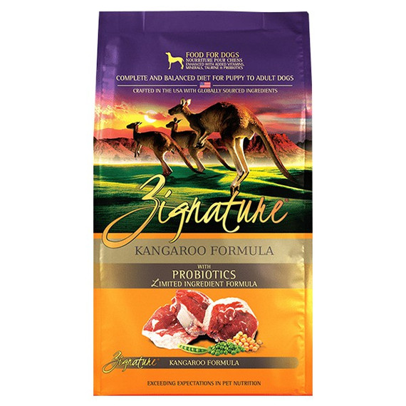 Zignature Grain Free Kangaroo Meal Formula - 25 lb